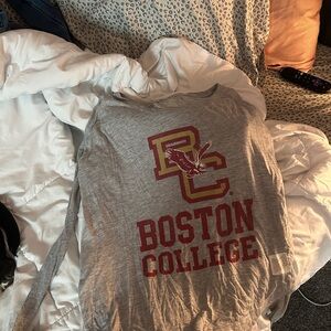 Original Retro Brand Gray Boston College Long Sleeve Tee